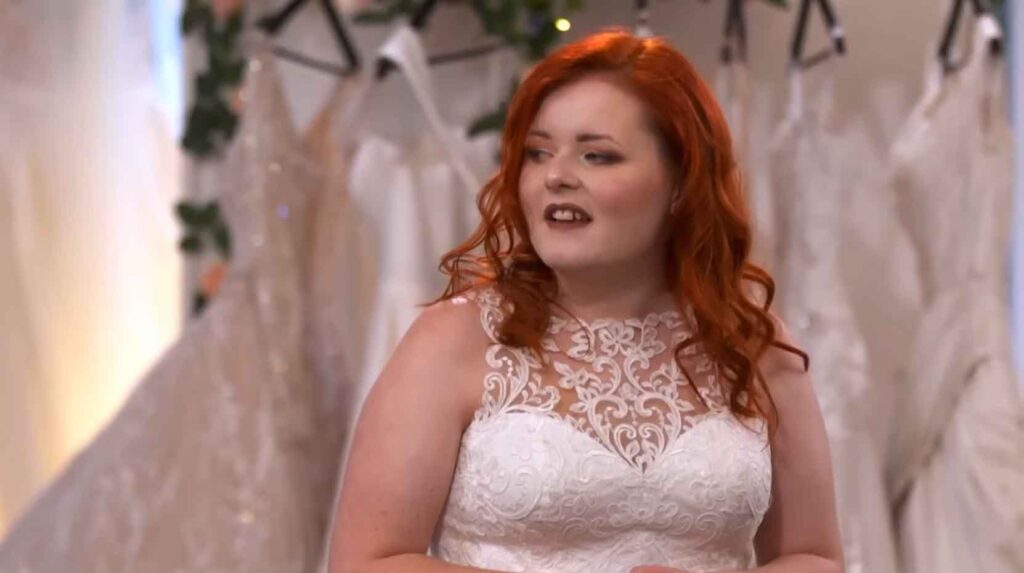 Blind bride looking visibly upset and losing her confidence after receiving toxic feedback from her aunt